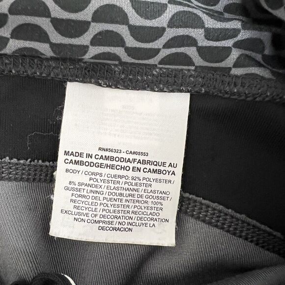 Nike Dri-FIT Polka Dot Crop Leggings XS Running Activewear Reflective Pocket - Picture 6 of 12